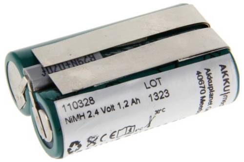 Akku Med Medizintechnik-Akku ersetzt Original-Akku (Original) 4860 501.002 Eppendorf 2.4V 1200 mAh