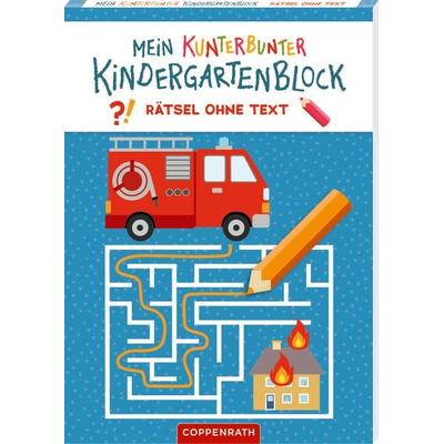 Mein k. Kindergartenblock: Rätsel o.Text - Feuerw. & Polizei, Broschur von Carmen Eisendle, Coppenrath Verlag GmbH & Co. KG, 978-3-649-64839-0