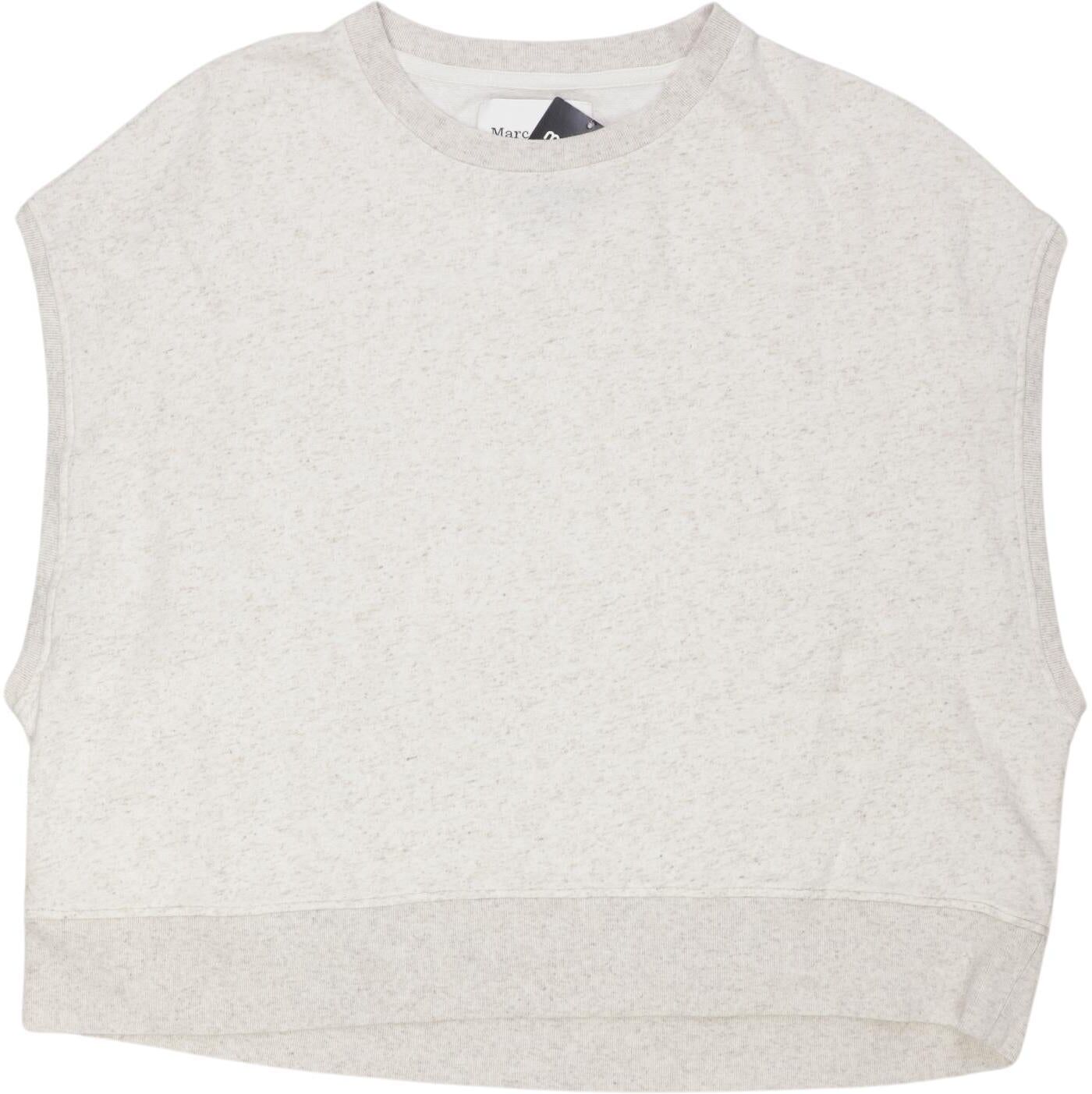 Marc O' Polo Sweater, Grau, Gr. XL, Baumwolle / Hanf - Second Hand