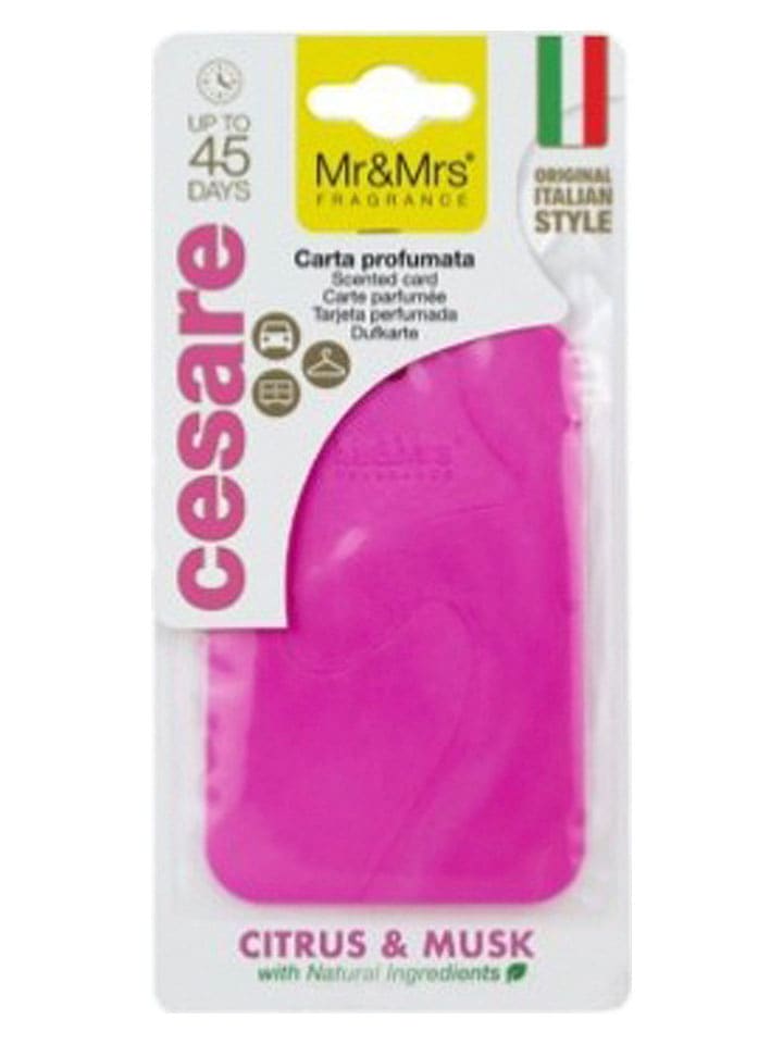 Mr & Mrs Fragrance Duftanhänger ''Cesare - Citrus & Musk'' in Pink - onesize