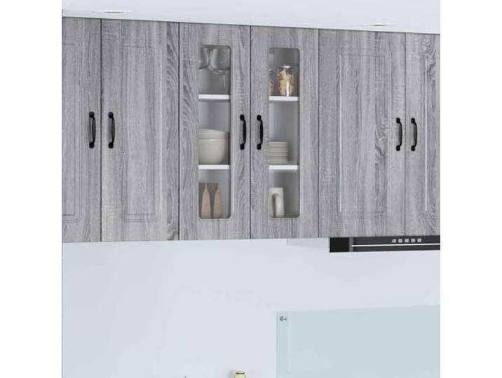 Molumvel Küchenschrank, Holzwerkstoff, 2 Türen, 60 x 31 x 80 cm Stabiler Stauraum, Modernes Design, Einfache Montage