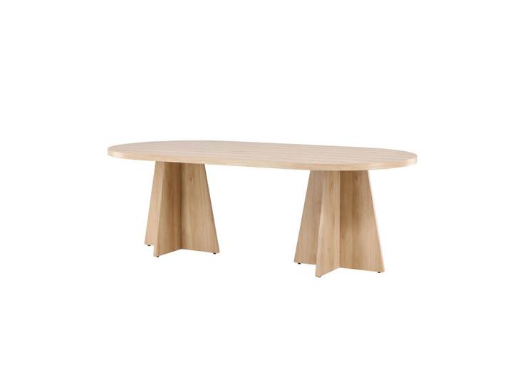 Furnlux Esstisch Bootcut Beige 115x230x76 cm, 115x76x230 cm, Esszimmer, Esstische