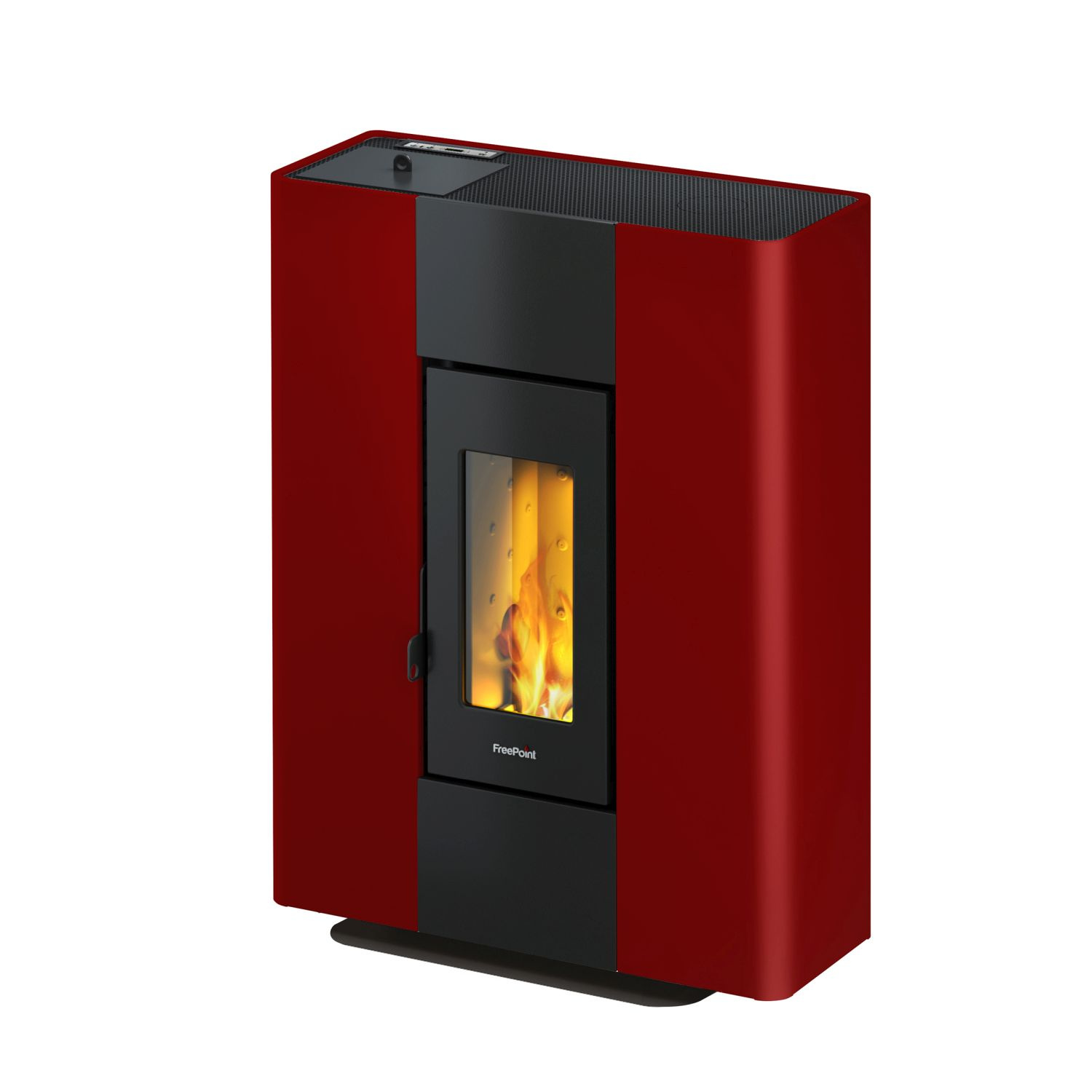 KLEININGGMB Pelletofen ROXY STAND Stahlverkleidung bordeaux 16916661