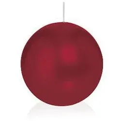 Wiedemann Kerzen Kugelkerzen Bordeaux Ø 60 mm, 16 Stück, Kerzen in RAL Kerzengüte Qualität