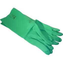 Chemikalien Schutzhandschuhe Sol-Vex S Gr. 7, Nitrilhandschuhe mit Chemikalienschutz, 37 cm lang