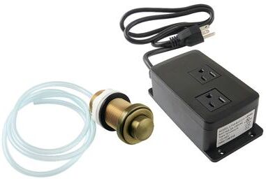 Kingston Trimscape Dual Outlet Garbage Disposal Air Switch Kit