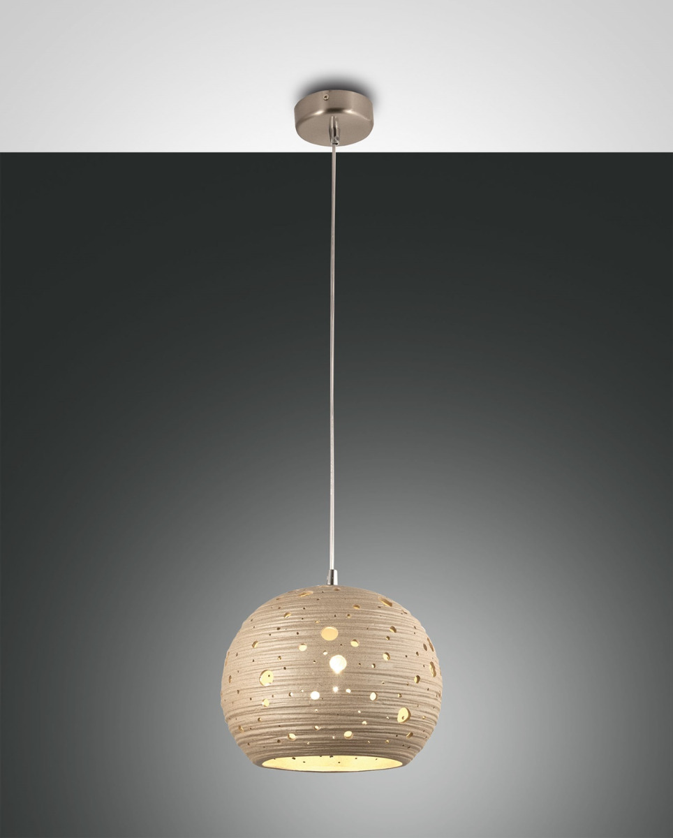 Fabas Luce Pendelleuchte CORVARA khaki 3531-40-348 8019282510949