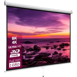 celexon basic line Rolloleinwand 240 x 240cm,Leinwand Format 1:1 , Heimkino Leinwand, Beamerleinwand,3D Leinwand,Full HD Leinwand, Leinwand Beamer