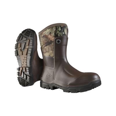 Gummistiefel DUNLOP "Snugboot Trailblazer", Herren, Gr. 41, braun (schwarz braun), Obermaterial: 100% Textilmaterial TEXMAT., Schuhe Gummistiefel