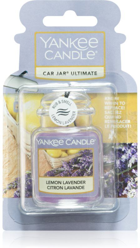 Yankee Candle Lemon Lavender désodorisant voiture à suspendre 1 pcs