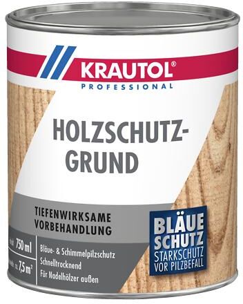 KRAUTOL Holzschutzgrund farblos, 2,5 l