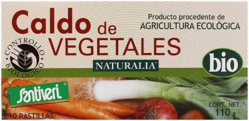 Santiveri Naturalia. Vegetable bouillon cubes Santiveri