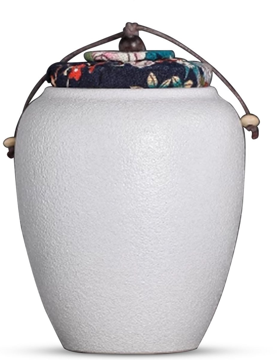 Professionele Begrafenis Urn voor Menselijk As of Huisdieren - Wit - 430 ml