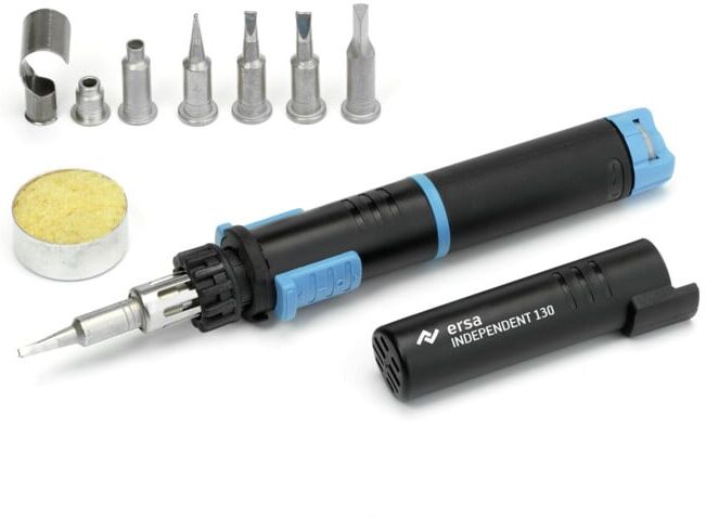 Kit de soudage au gaz ERSA INDEPENDENT 130 PROFI-SET 25-130W avec allumage piézoélectrique (0G13400141)