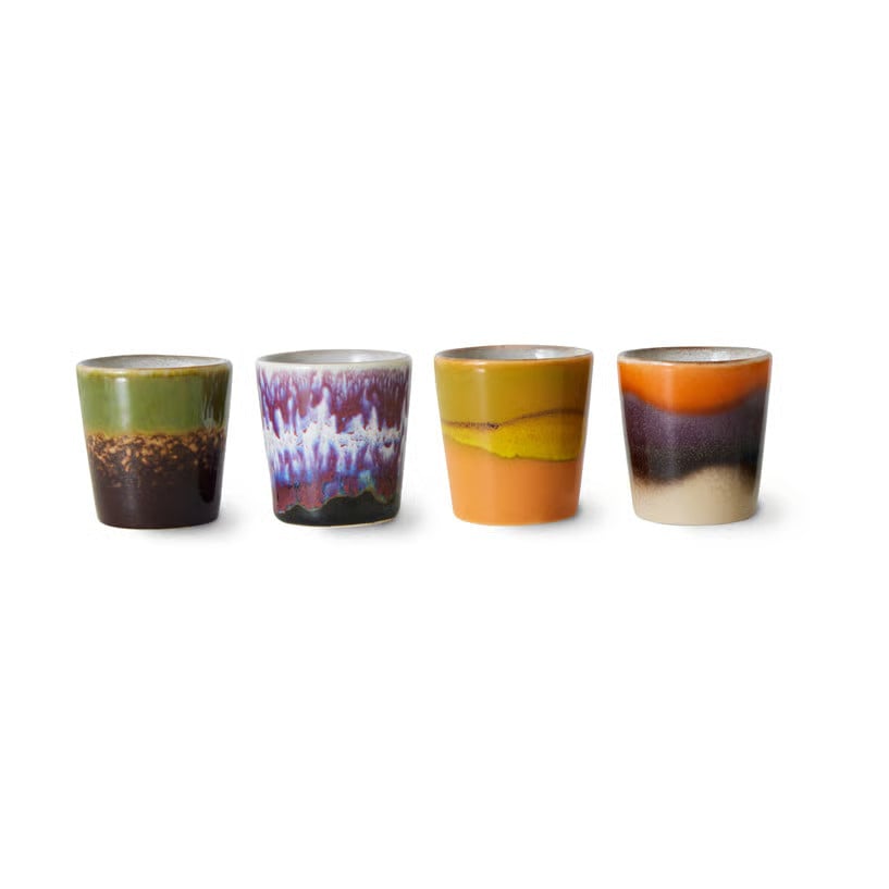 HKliving 70's eierdopje 4-pack Island