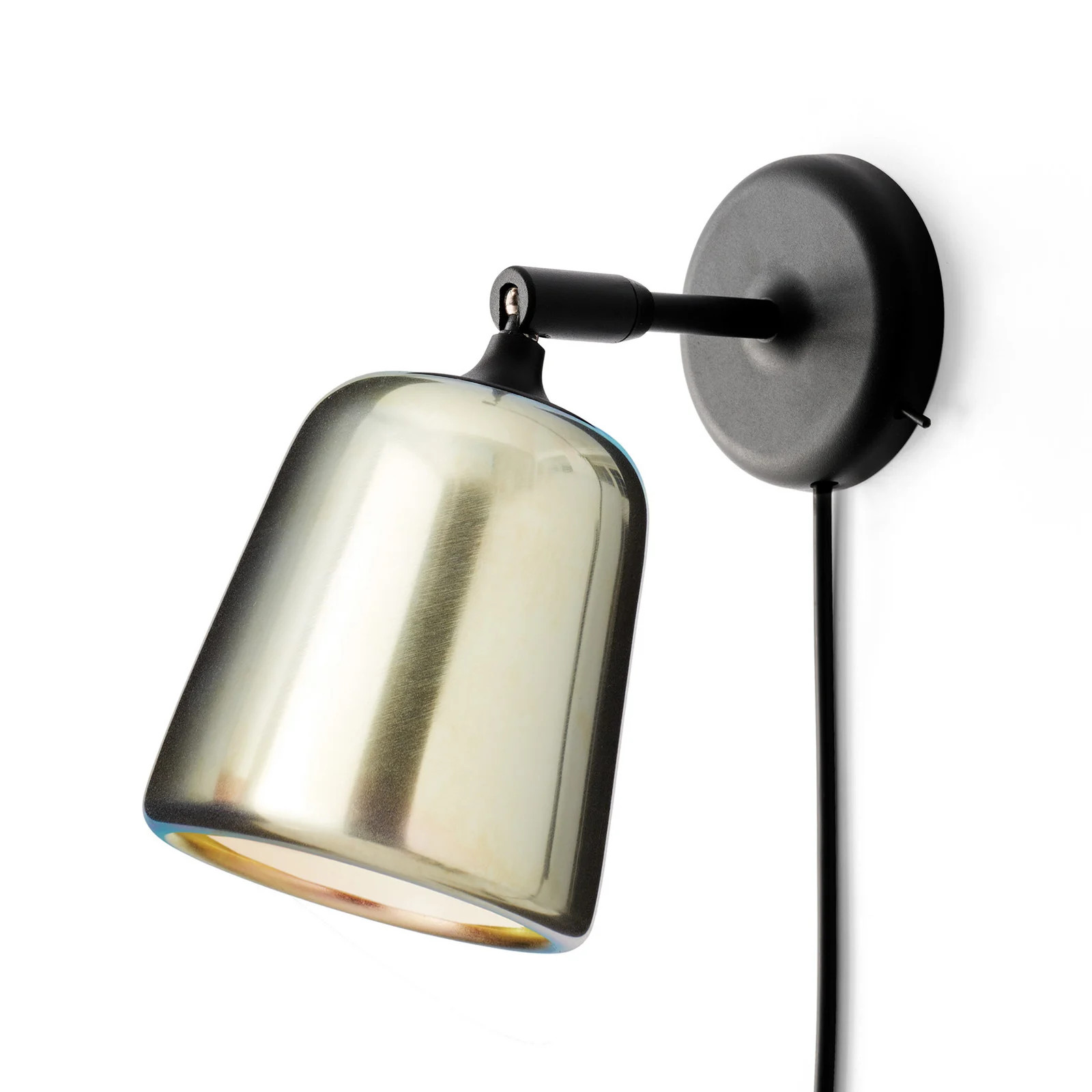 New Works Material Wandlamp Yellow Steel - Geel Metaal