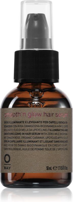 Oway Smooth'n glow Hair Serum sérum lissant pour des cheveux brillants et doux 50 ml