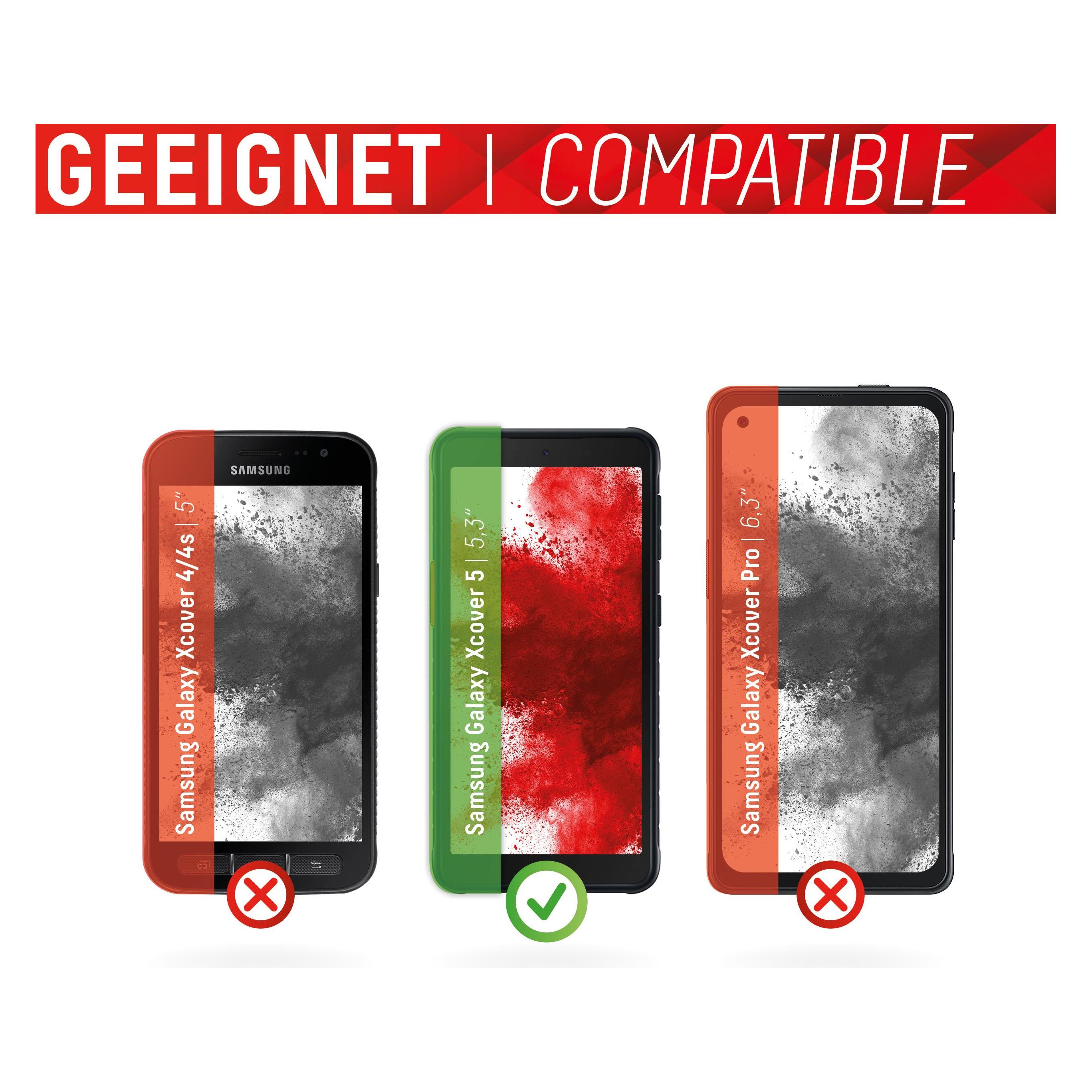 Displex Real Glass, 2D Panzerglas (1 Stk., Samsung Galaxy Xcover 5) (01566)