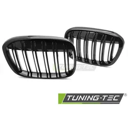 Sportgrill Sportausführung Schwarz glänzend Doppelsteg passend für BMW X1 F48 15-20