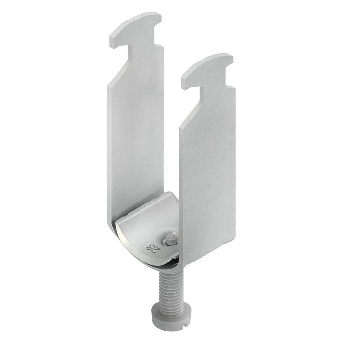 Niedax NIE B26/2 HammerfuÃ-Bügelschelle für 2 Kabel D22-26mm feuerverz. (B26/2)
