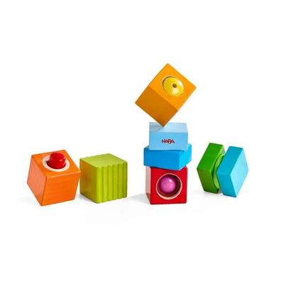 HABA 2014451001 - SOUNDS Entdeckerbausteine Klang, 6-teilig, Musik-Spielzeug