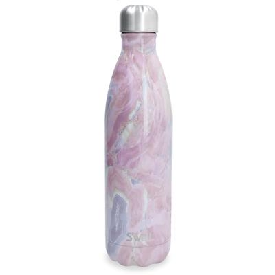 Isolierflasche S'WELL "S'well Topaz", rosa (geode rose), H:31cm, Edelstahl, Trinkflaschen, Isolierflasche, 750 ml