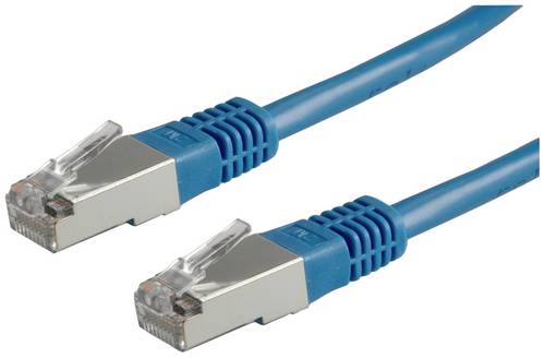 Value 21.99.1324 RJ45 Patchkabel CAT 6 S/FTP 0.50m Blau