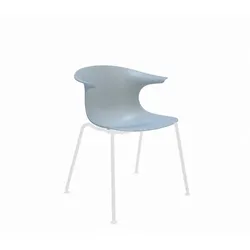 2er-Set Infiniti Stuhl Loop Kunststoff Grau
