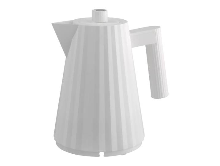 Wasserkocher Plissé, Alessi, weiss, Kunststoff