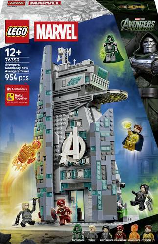 76352 LEGO MARVEL SUPER HEROES Avengers: Doomsday Neuer Avengers Tower Bauset mit Doctor Doom, Yelena, Red Guardian, Bucky