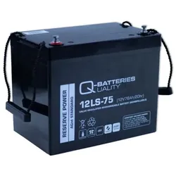 Q-Batteries 12LS-75 12 V 78 Ah AGM Bleiakku