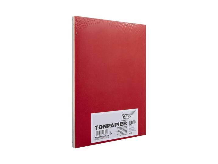 Folia Tonpapiersortiment-Block A4 100 Blatt