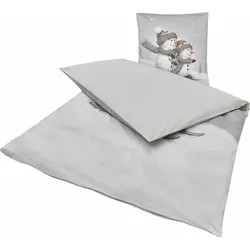 Bettwäsche FROSTY Renforcé (BHT 135x3x200 cm) - grau - BHT 135x3x200 cm
