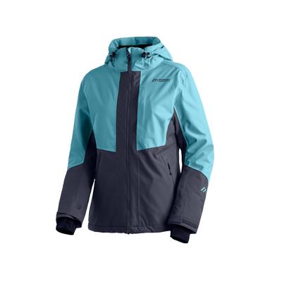 Skijacke MAIER SPORTS "Campigna W", Damen, Gr. 38, blau (hellblau), 100% Polyester, Jacken Skijacke, Damen Winterjacke wasserdicht u. atmungsaktiv