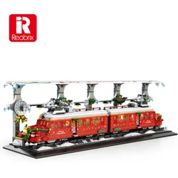 Reobrix Christmas Train 66034 Klemmbaustein Zug 2822 Teile
