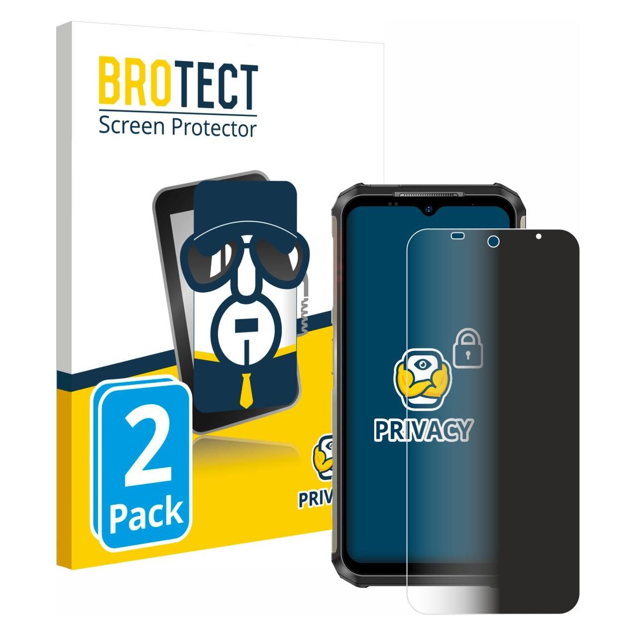 Brotect Sichtschutzfolie Anti-Spy Privacy Folie Blaulicht-Schutz (Ulefone Armor) (4352640)