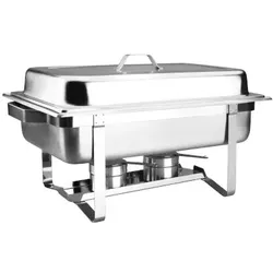 LACOR Warmhaltebehälter / Chafing Dish GN 1/1 mit Deckel Classic