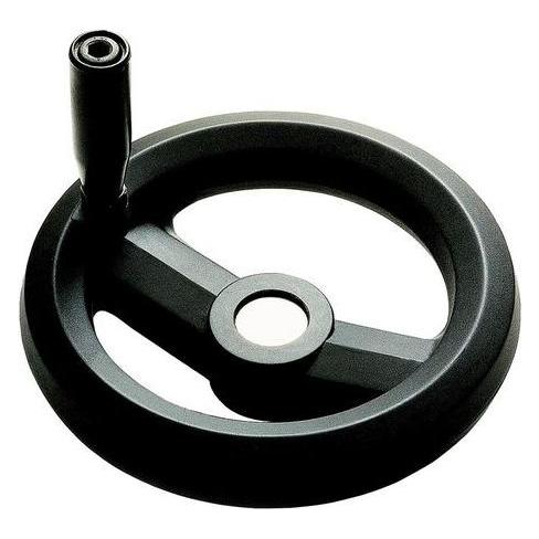 RS PRO Two spoke handwheel+revolving handle (1611993)