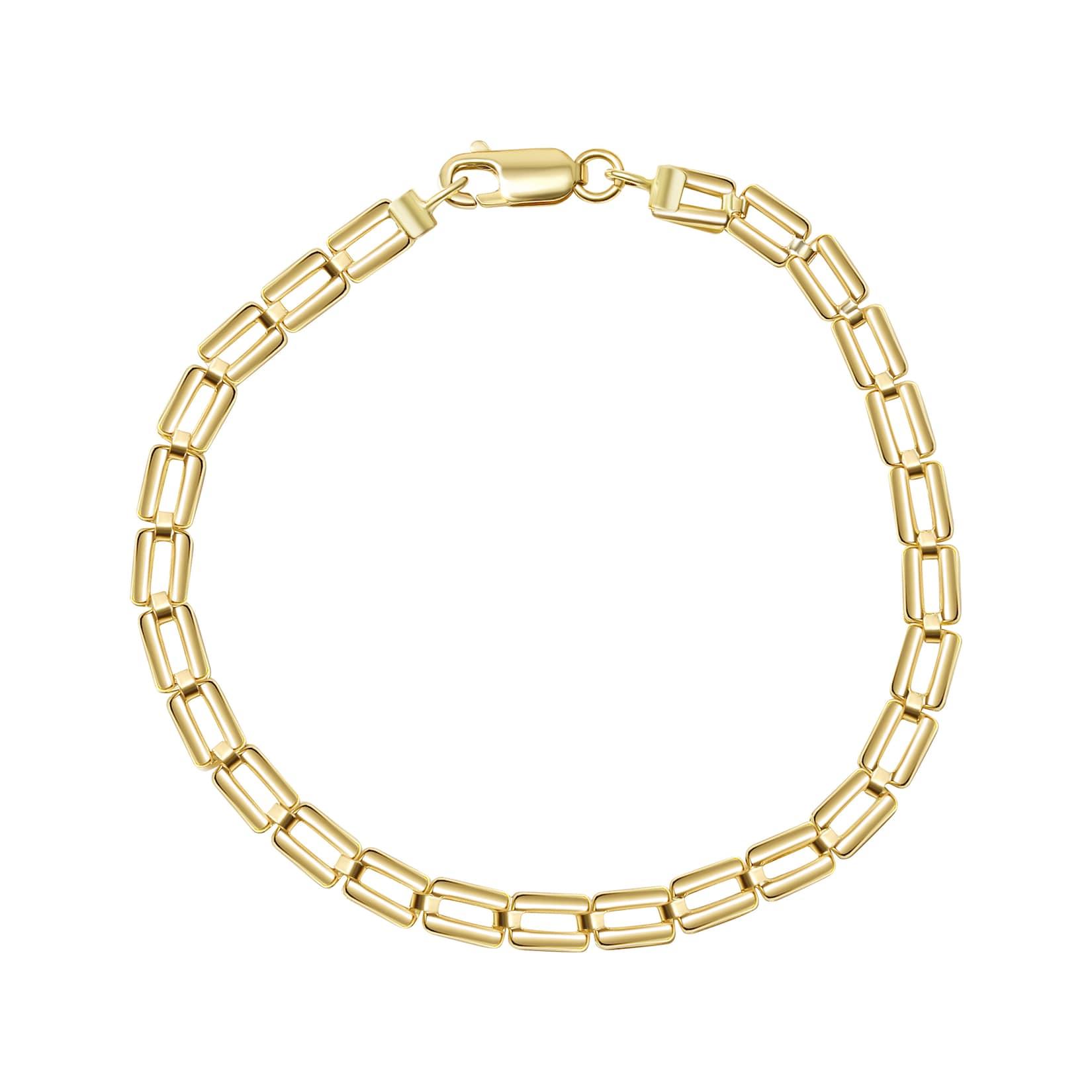 Fascination by Ellen K. Armband Gold 375 mit Karabinerverschluss 19cm lang