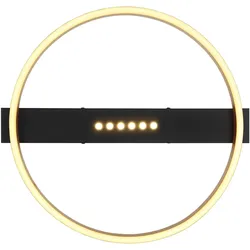 Globo, Deckenleuchte, Deckenleuchte Metall Schwarz, 1xled (895 lm)