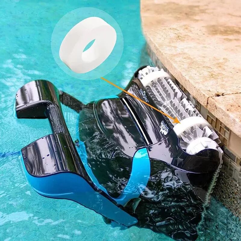 INF 4er-Pack Ersatz-Schrubberräder für Dolphin-Poolreiniger