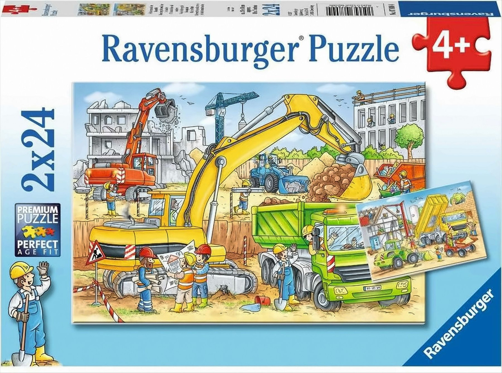 Ravensburger Spielverlag Er is veel werk aan de bouwplaats