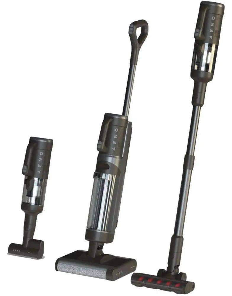 Staubsauger ATC0001 Nass-/Trockenreinigung Selbstreinigung 2 Wasserbehälter 45 Min. Akku 5 Aufsätze