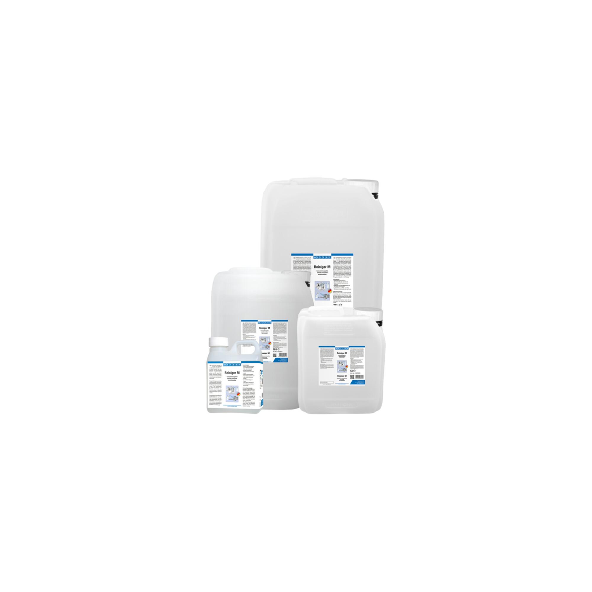 WEICON Reiniger M, kraftvoller Spezialreiniger, nicht brennbar, 1 L, farblos, transparent (10059076)