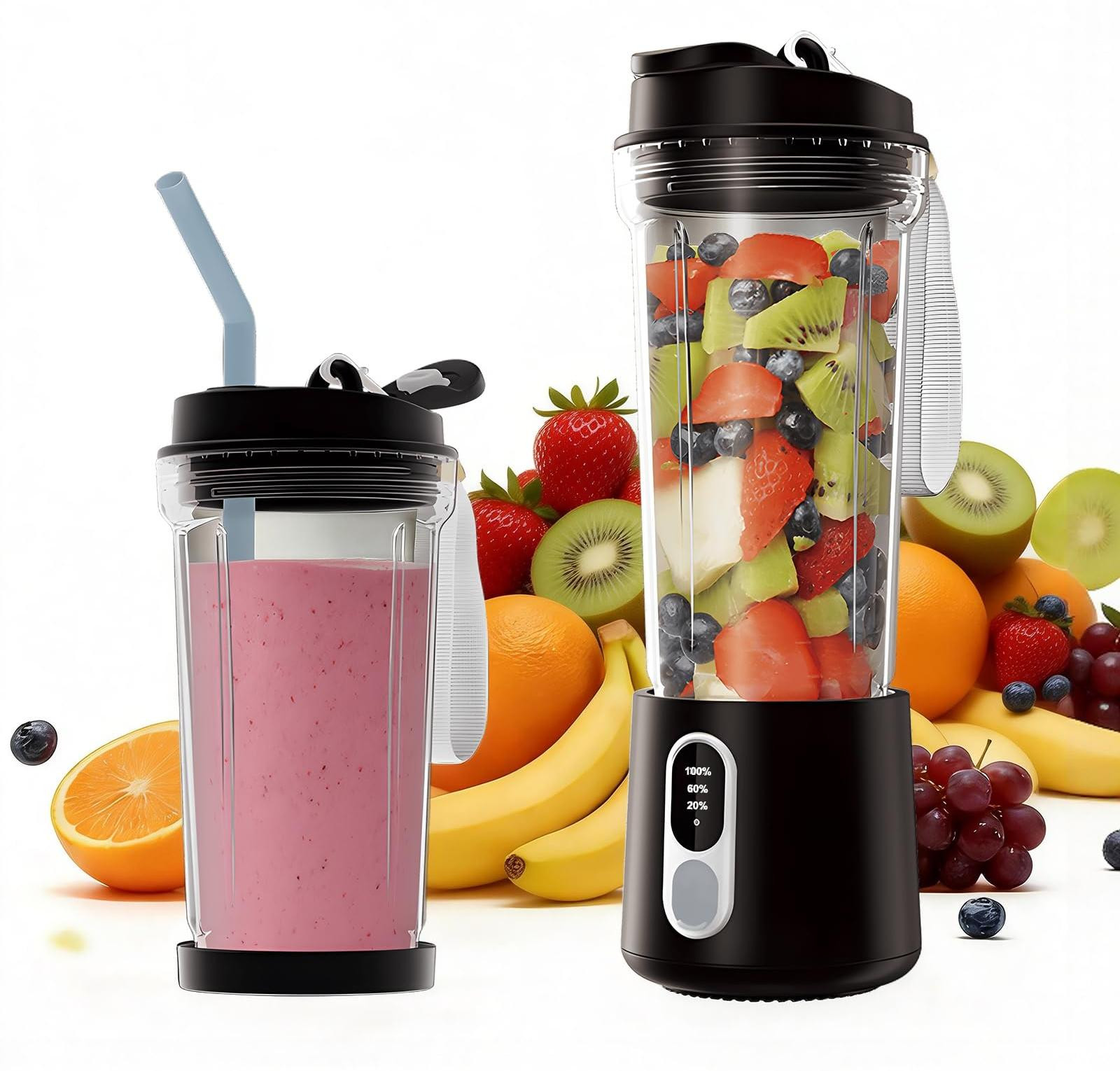 Dripio Draagbare smoothie-mixer, 300W, mini-blender voor onderweg