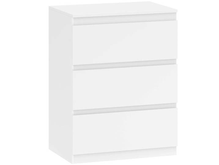 YWJ Commode à 3 tiroirs pour salon chambre à coucher entrée panneau de particules blanc