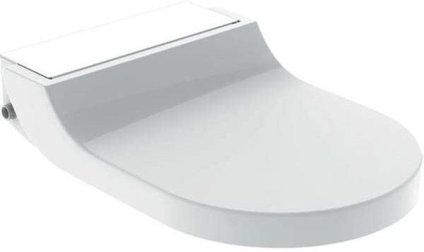 Geberit AquaClean Tuma Comfort accessoire WC lavant 146270SI1 avec SoftClosing, verre/ blanc
