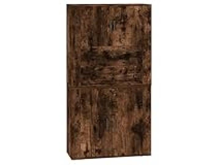 Helloshop26 Buffet bahut Commode Armoire Meuble de Rangement Organisateur Cuisine Salle de séjour Salon Haut Bois d'ingénierie Marron 02_0033569