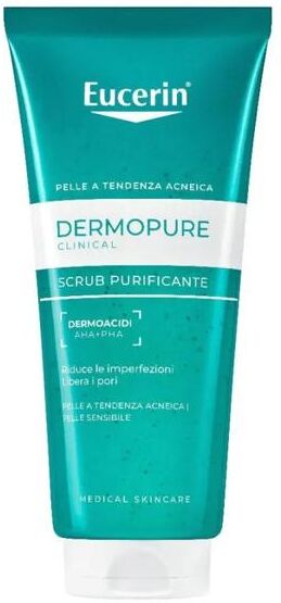 Eucerin Dermopure Clinical 100 ml Scrub Esfoliante Purificante per Pelle Grassa