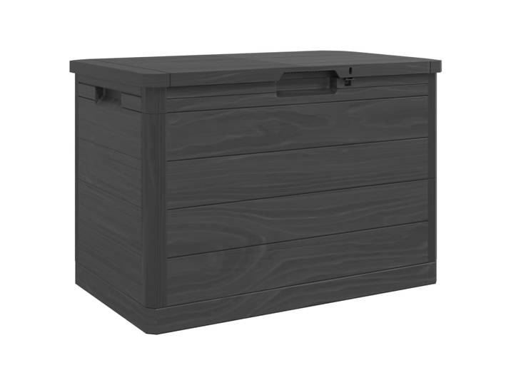 vidaXL Outdoor-Kissenbox Anthrazit 77,5x44,5x53 cm Polypropylen